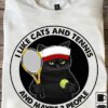 Black Cat Tennis - I like cats and tennis and maybe 3 people