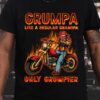 Grandpa Riding Motorcycle - Grumpa like a regular grandpa only grumpier