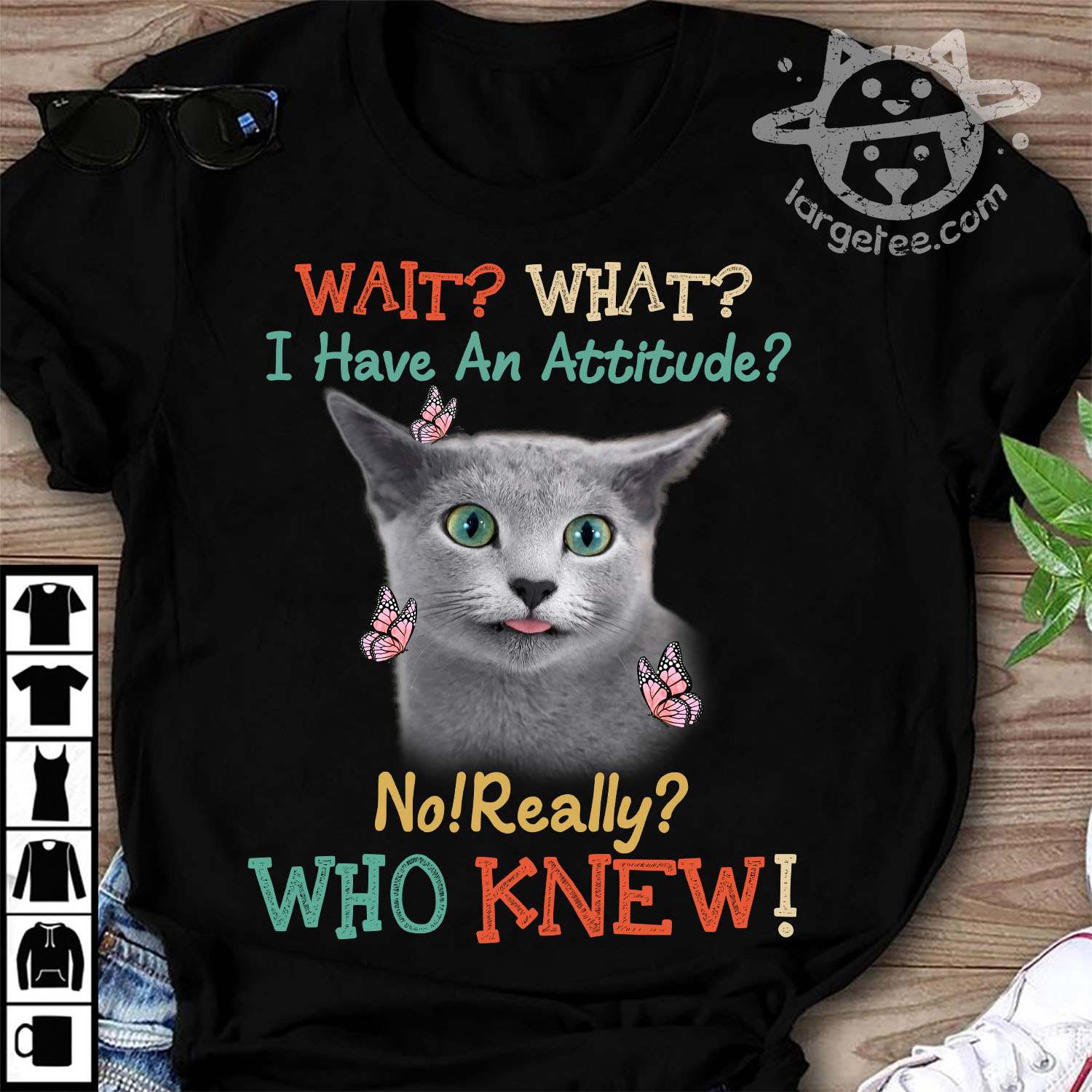 Cat Butterfly - Wait what i have an attitude no really who knew