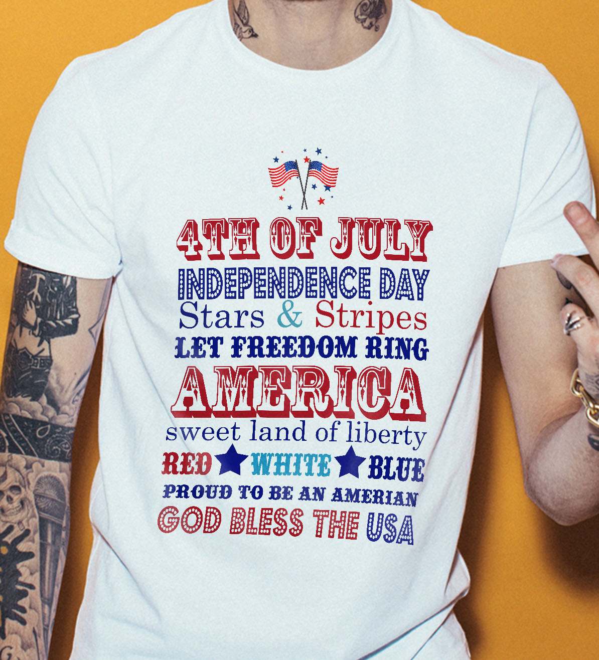 4th of July, independence day, stars and stripes - America the usa