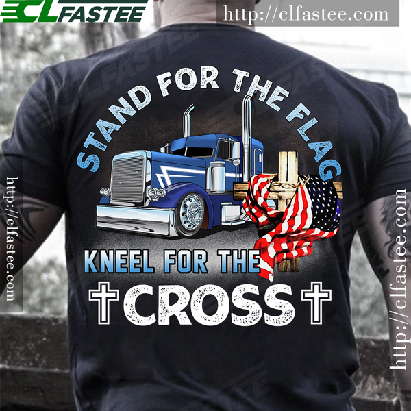 Truck America Flag – Stand for the flag kneel for the cross