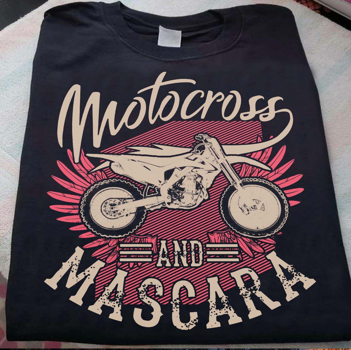 Motocross Racing Motocross And Mascara Shirt Hoodie Sweatshirt