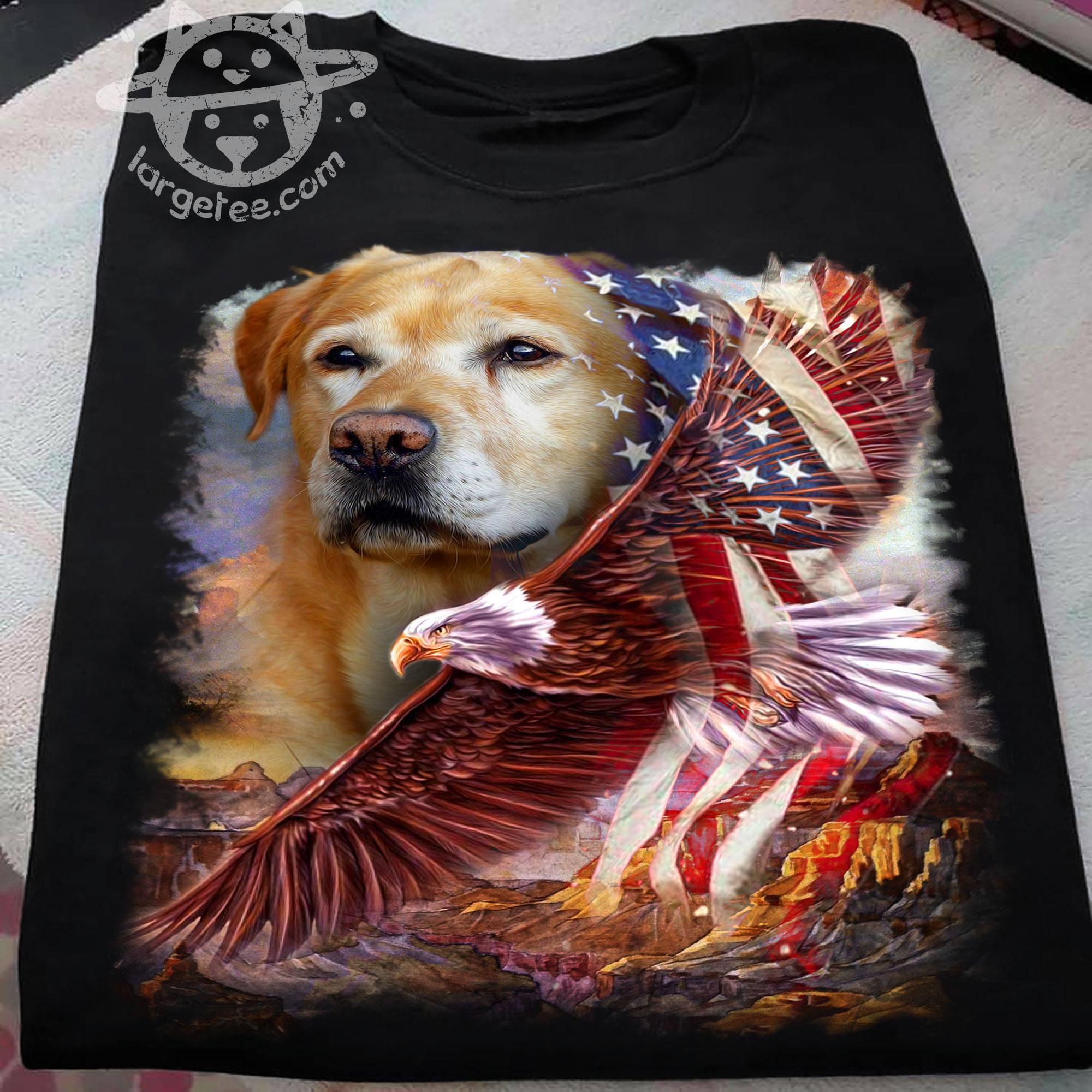 Eagle And Beagle Dog, America Flag – Dog lover, eagle lover, Independence Day, 4th of july