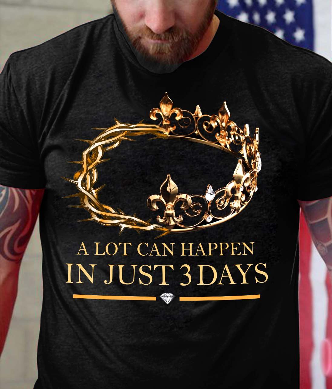A lot can happen in just 3 days - King crown