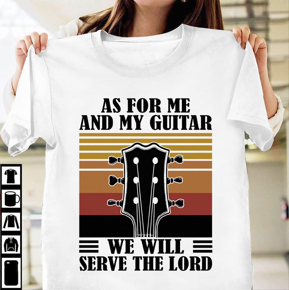 As for me and my guitar we will serve the lord - The guitarist