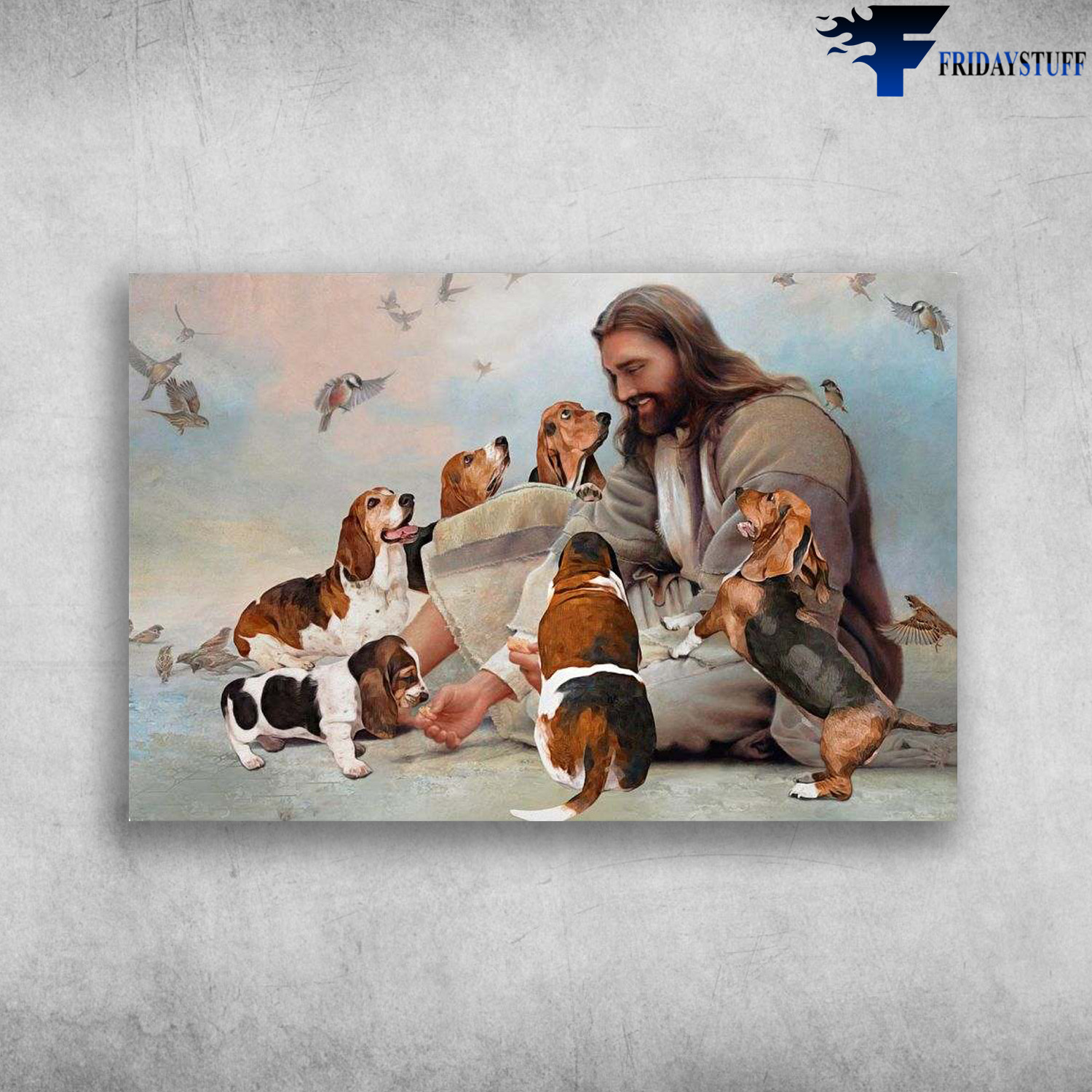 Basset Hound Dog, Basset Hound God, Dog Lover