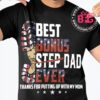 Best bonus step dad ever - Father's day, shoes print
