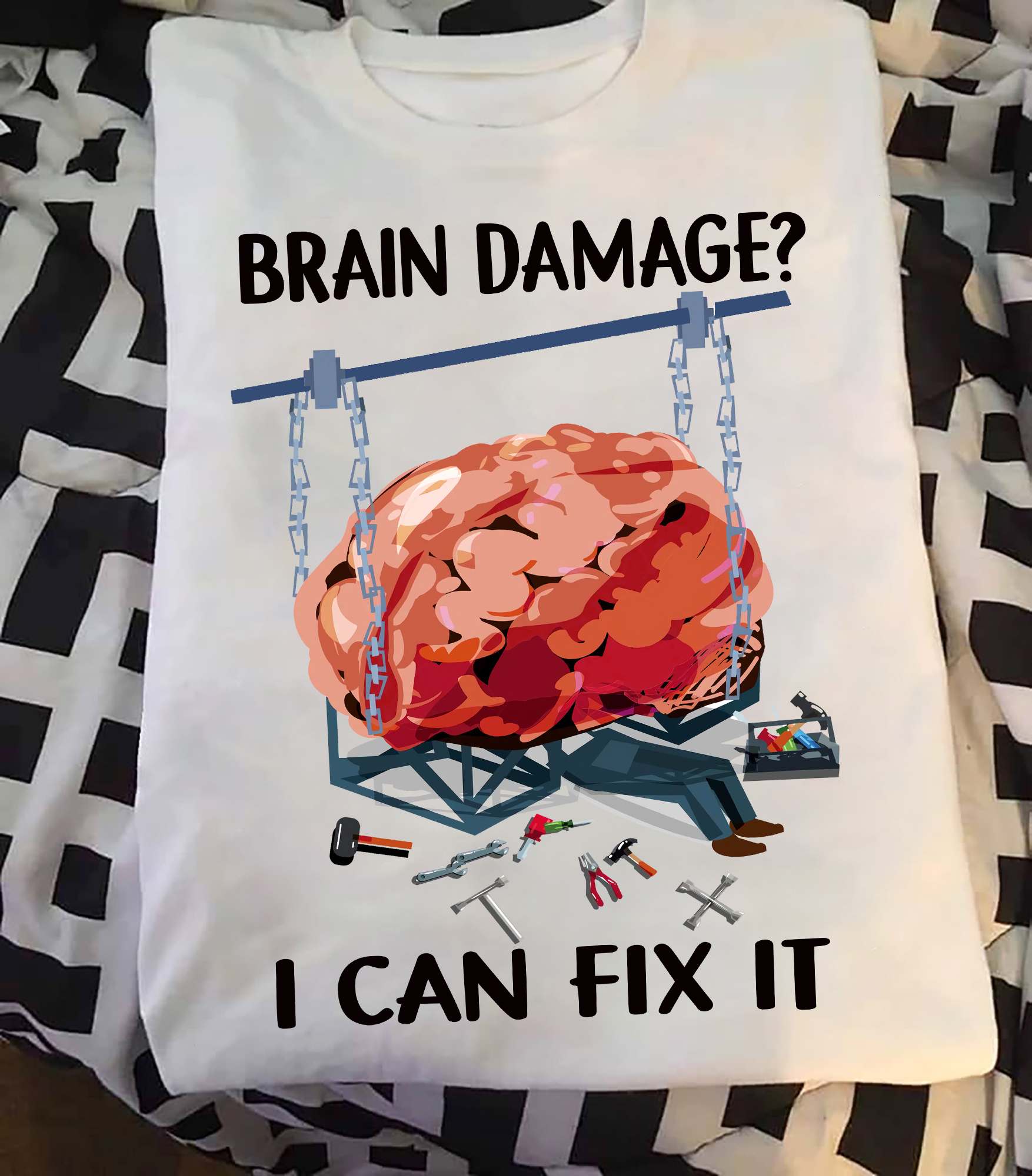 Brain damage I can fix it - Brain surgery