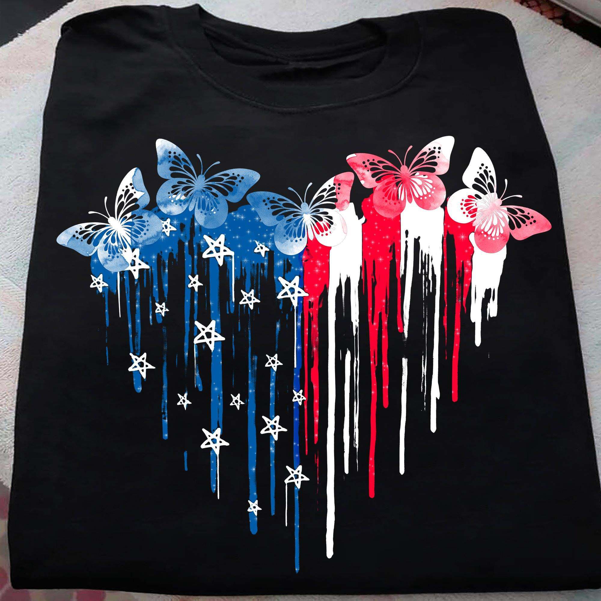 Butterflies America - America independence day, butterflies lover