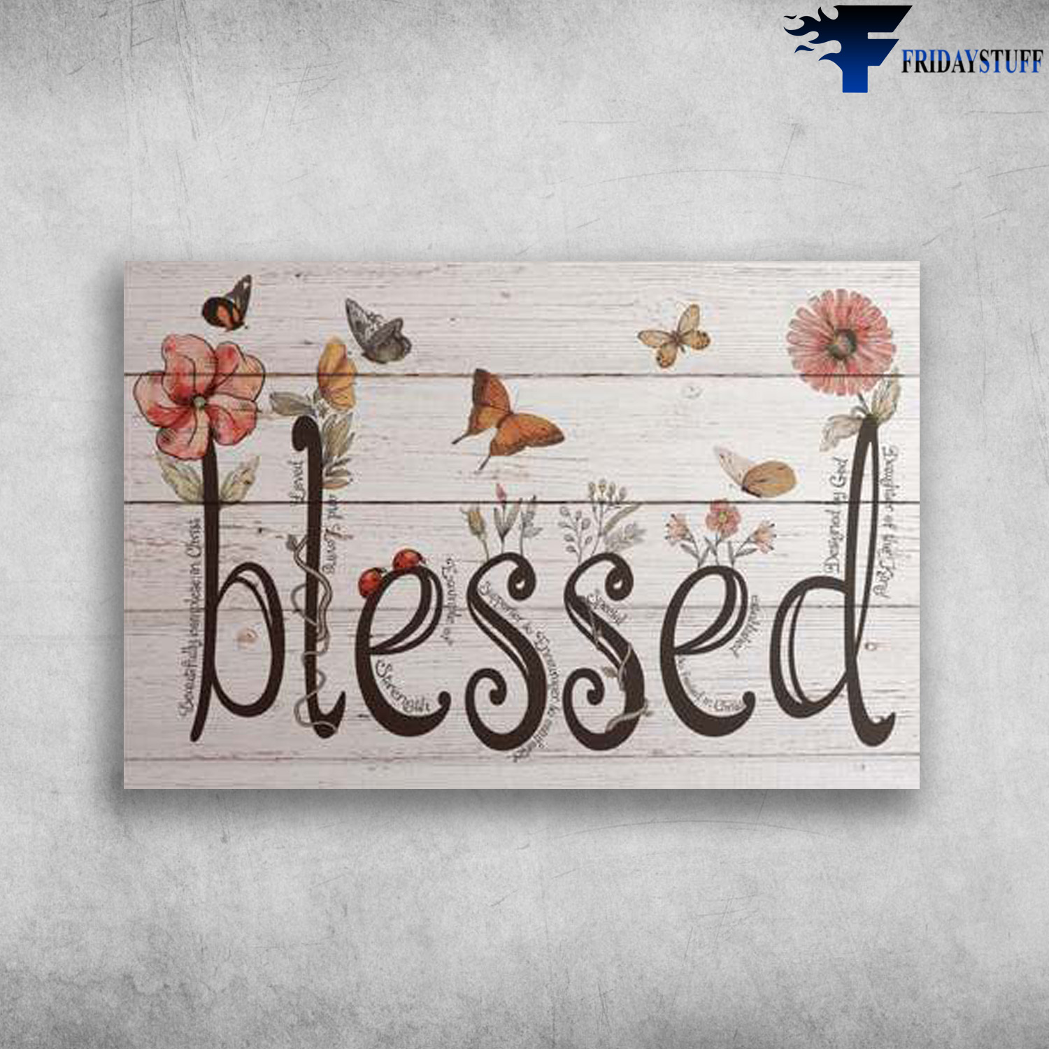 Butterfly FLowear - Blessed Canvas