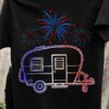 Camping car - Independence day firework, camping lover