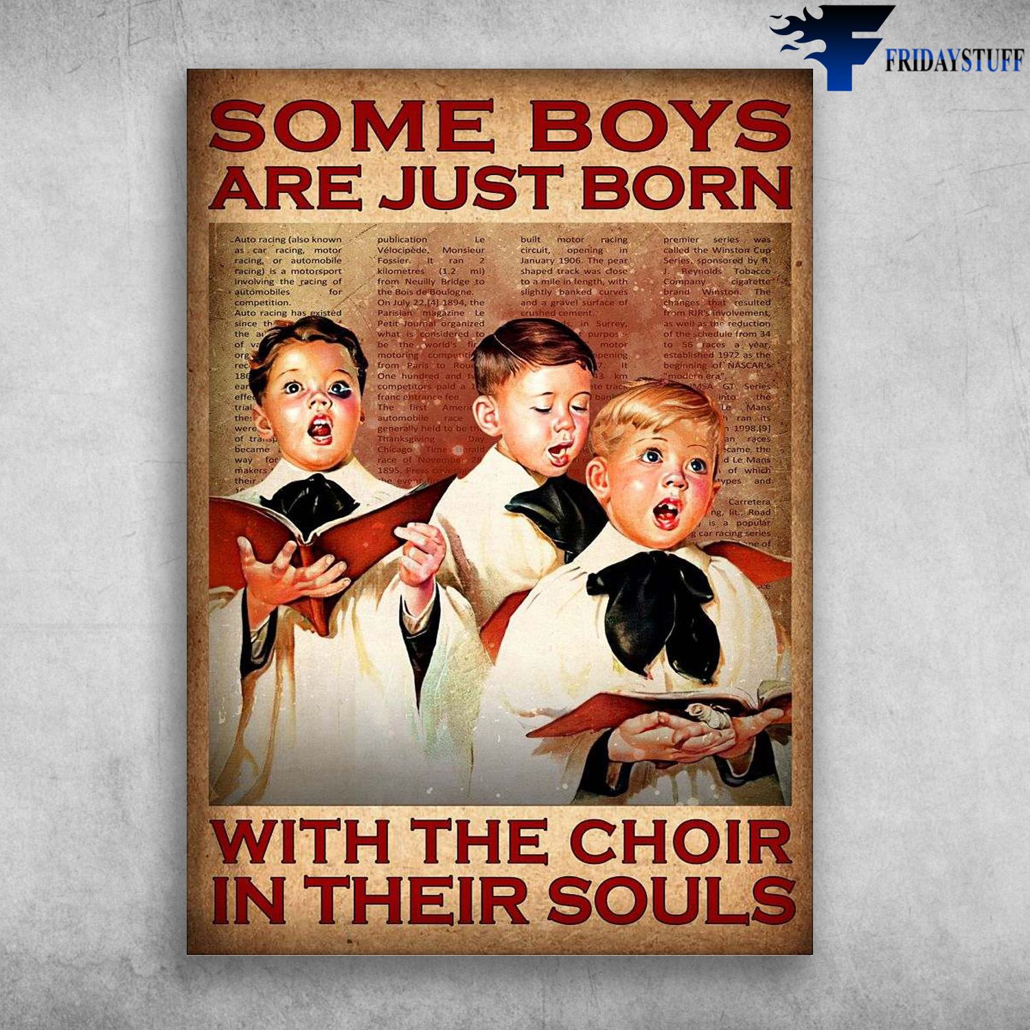 Choir Boy - Someboys Are Just Born, With The Choir In Their Souls