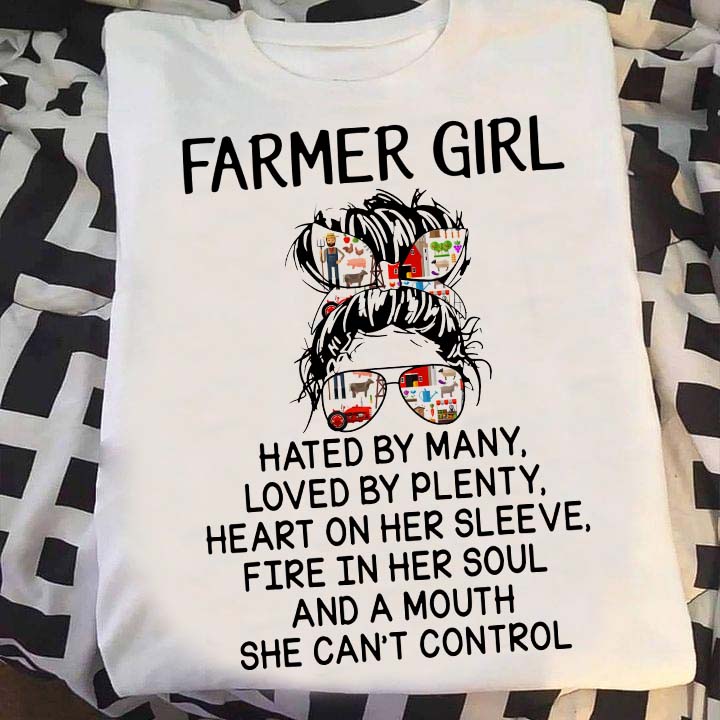 Farmer girl hated by many, loved by plenty, heart on hear sleeve, woman face