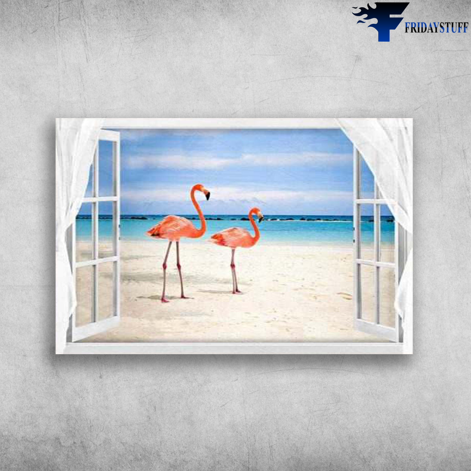 Flamingo Couple - Flamingo Outside The Window