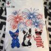 Frenchie dog - American dog lover, America independence day