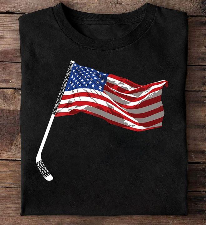 Golf and America flag - Independence day, the golfer