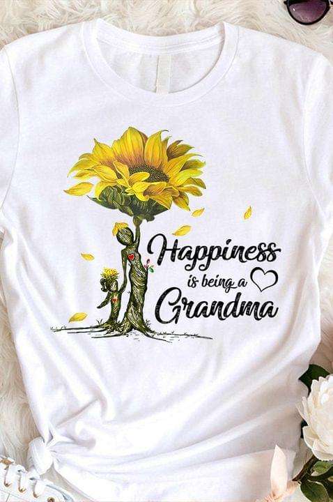 Happiness is being a grandma - Grandma sunflower, grandma grandkids