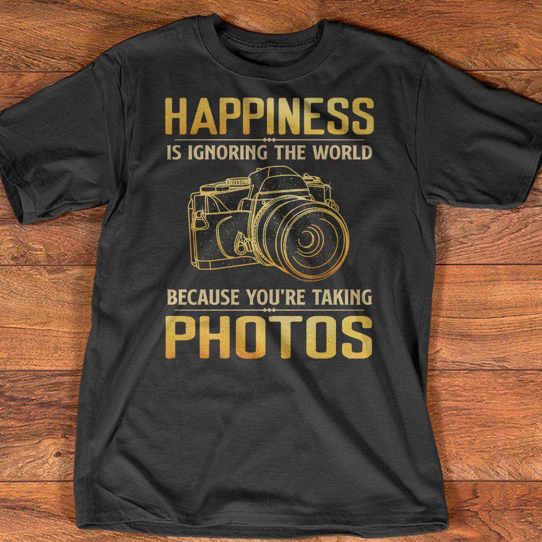 Happiness is ignoring the world because you're taking photos