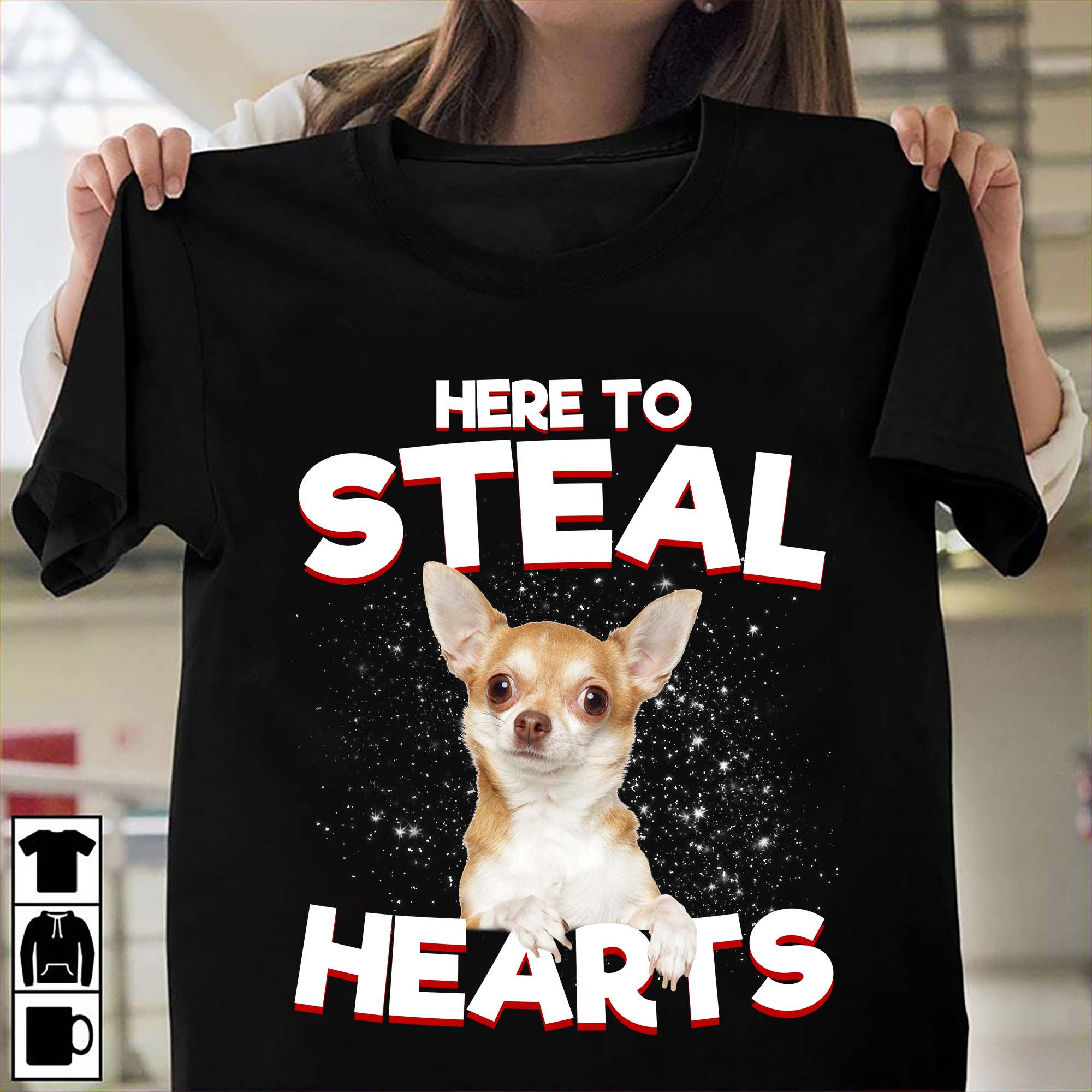 Here to steal hearts - Chihuahua dog, dog lover