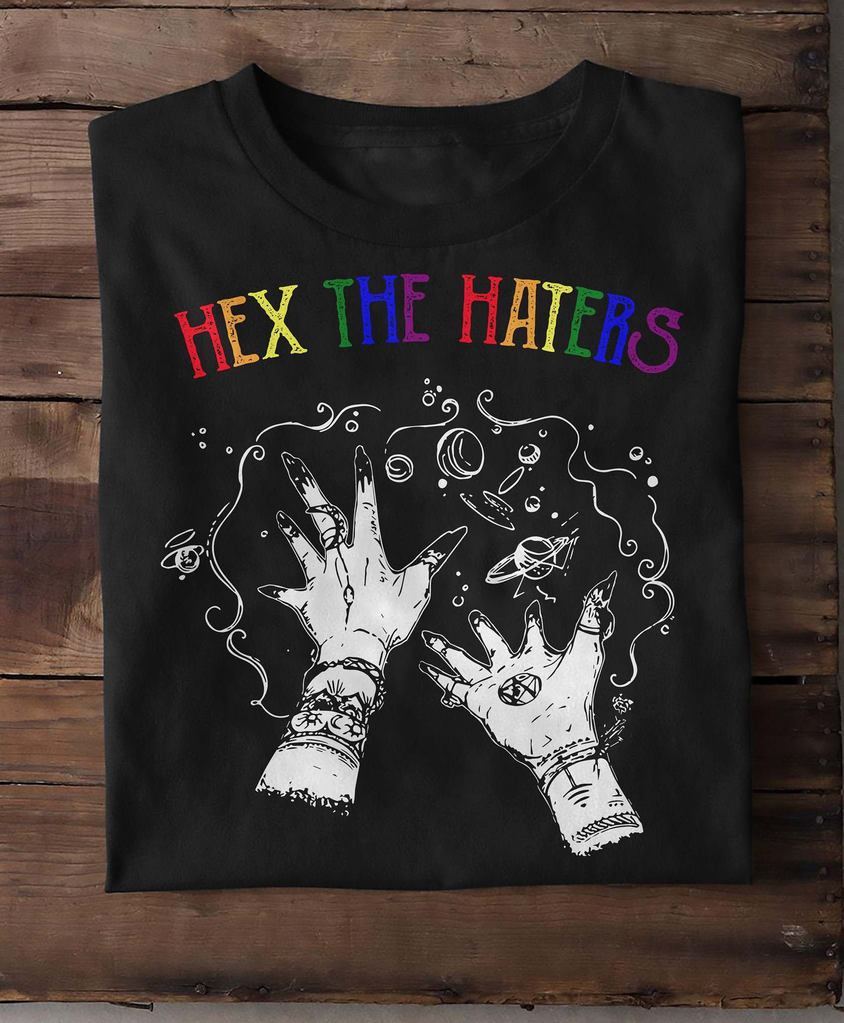Hex the haters - Lgbt community, witch hand