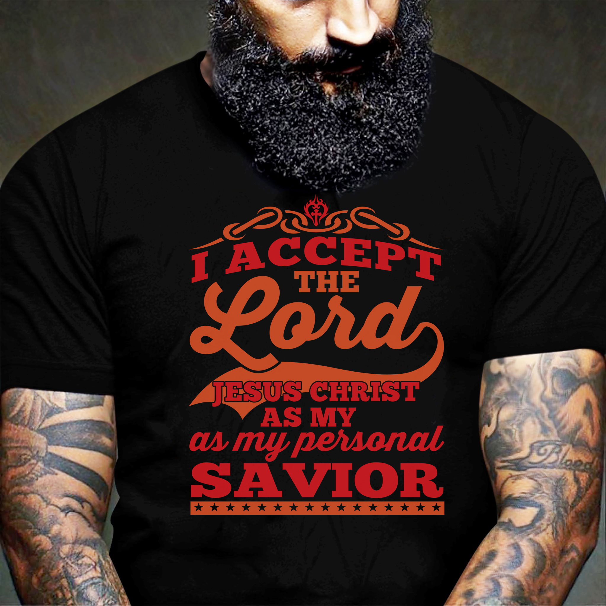 I accept the Lord Jesus Christ as my personal savior - Jesus the god