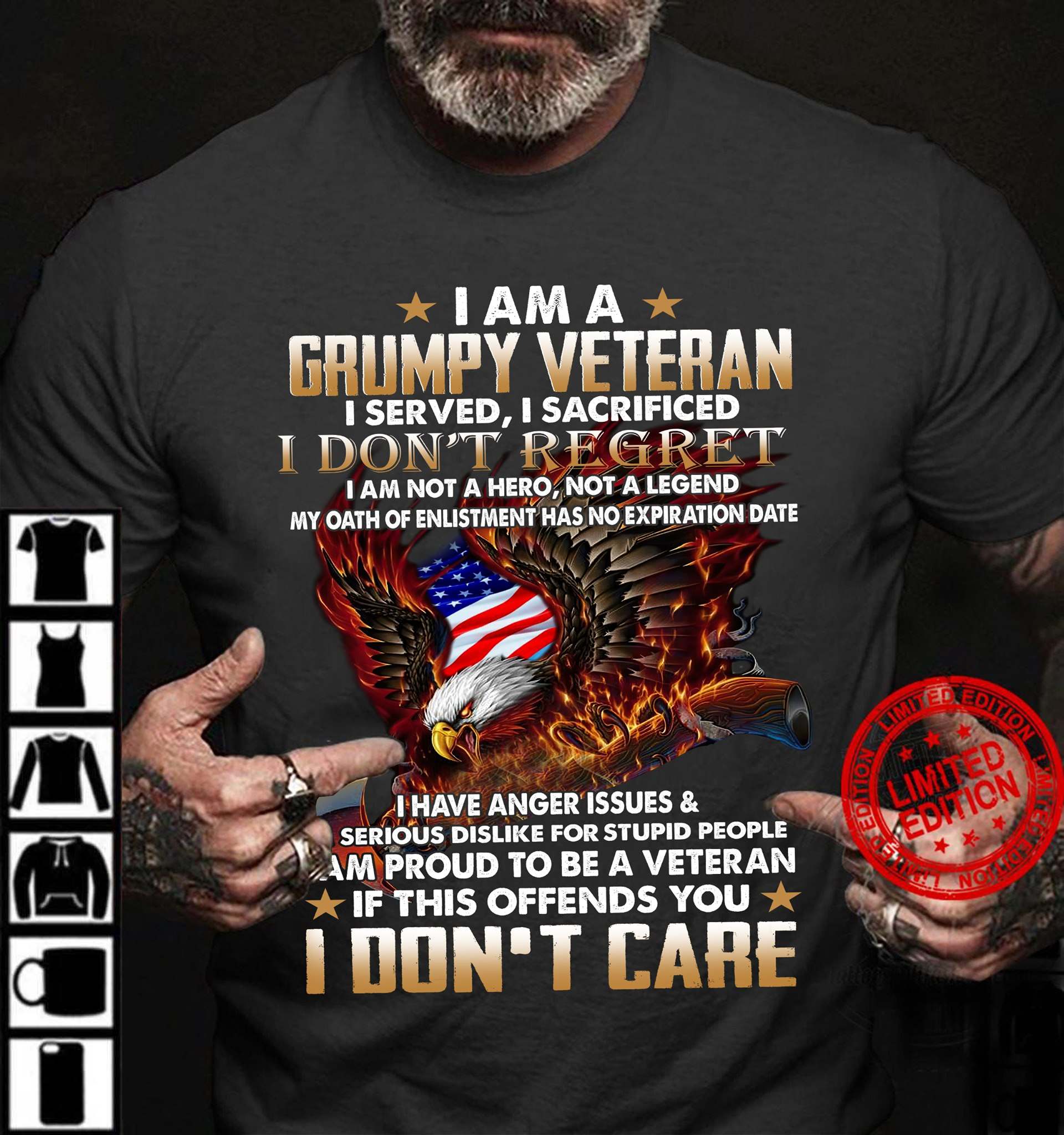 I am a grumpy veteran - American veteran, America independence day ...