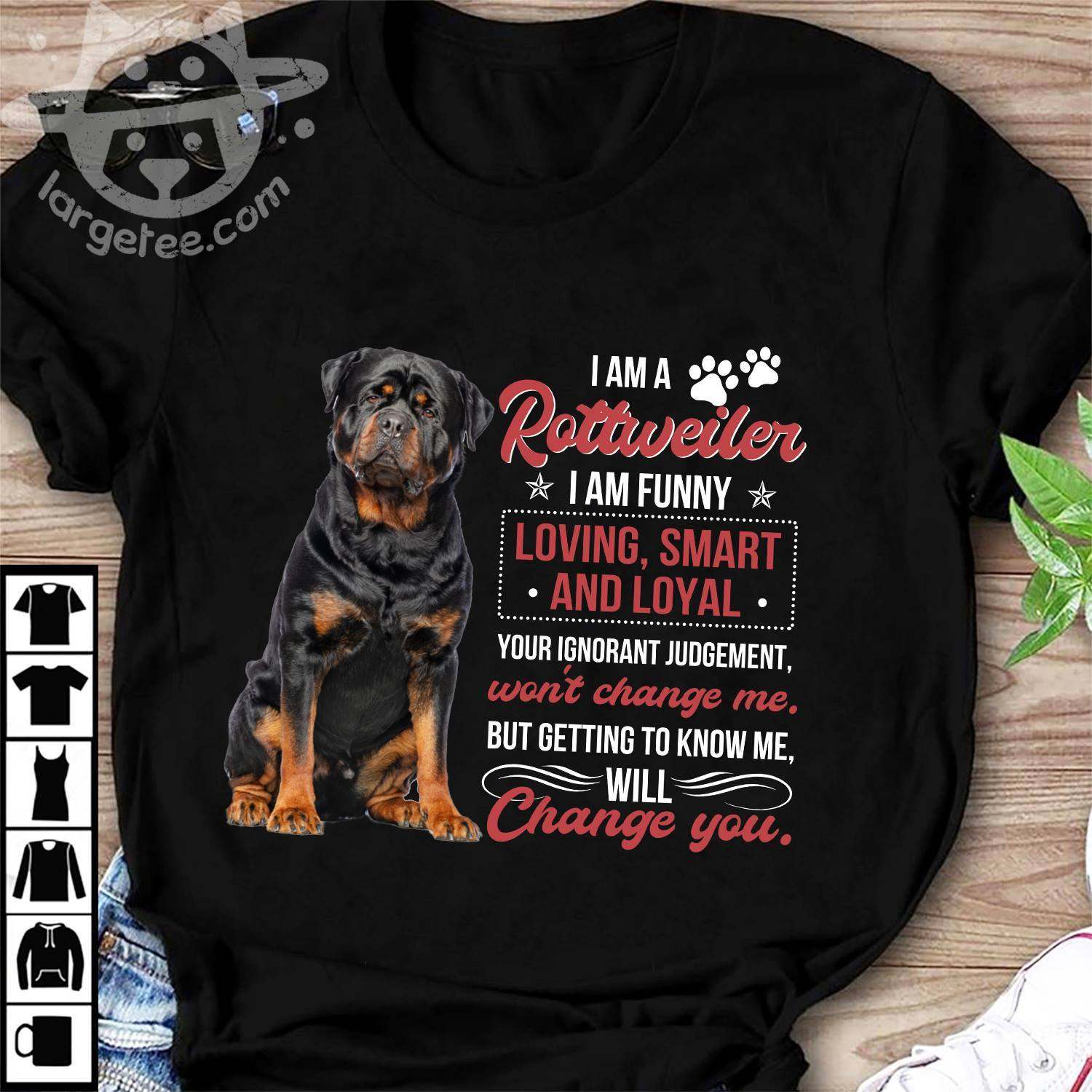 I am a rottweiler I am funny loving, smart and loyal - Rottweiler dog
