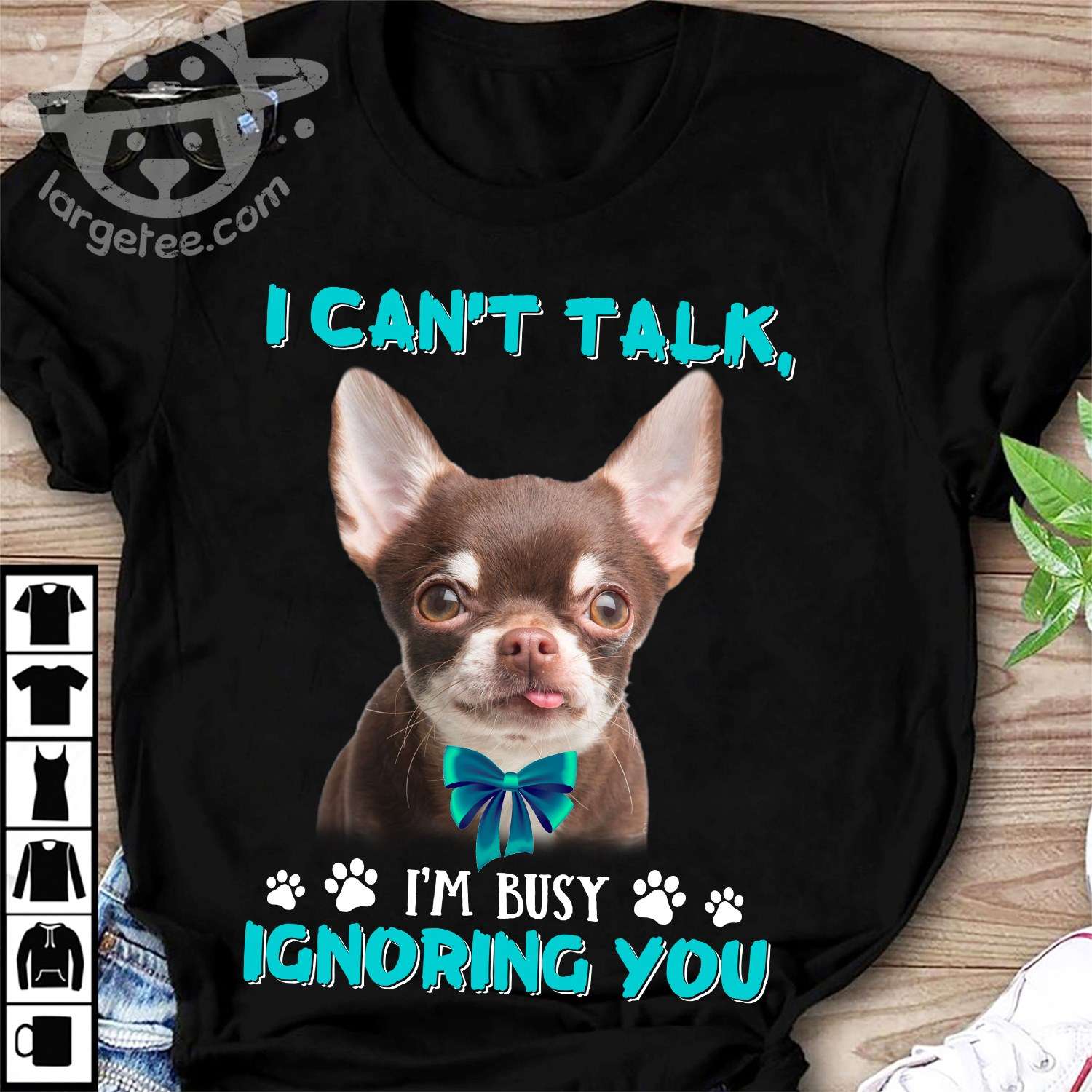I can't talk, I'm busy ignoring you - Chihuahua puppy