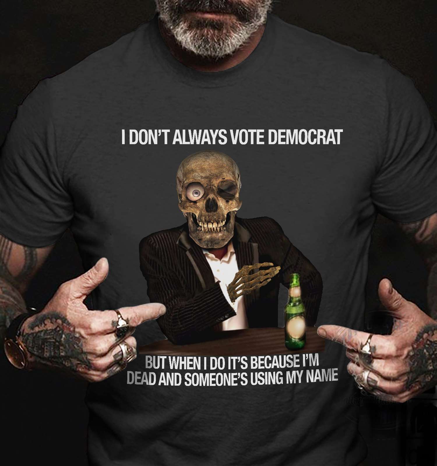 I don't always vote democrat but when I do it's because I'm dead and someone's using my name