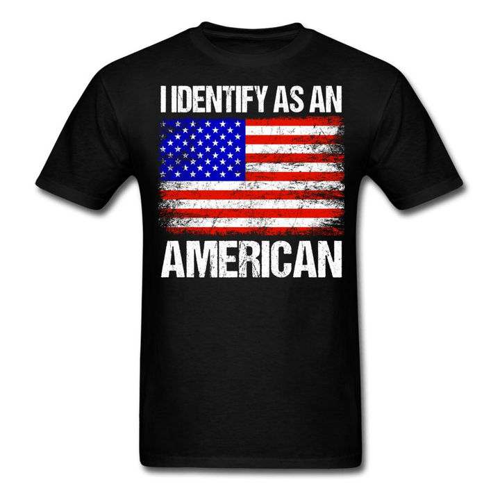 I identify as an American - America independence day, T-shirt for American