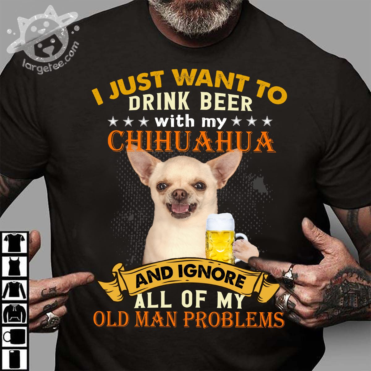 I just want to drink beer with my Chihuahua and ignore all of my old man problems