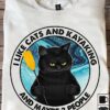 I like cats and kayaking and maybe 3 people - Cat lover