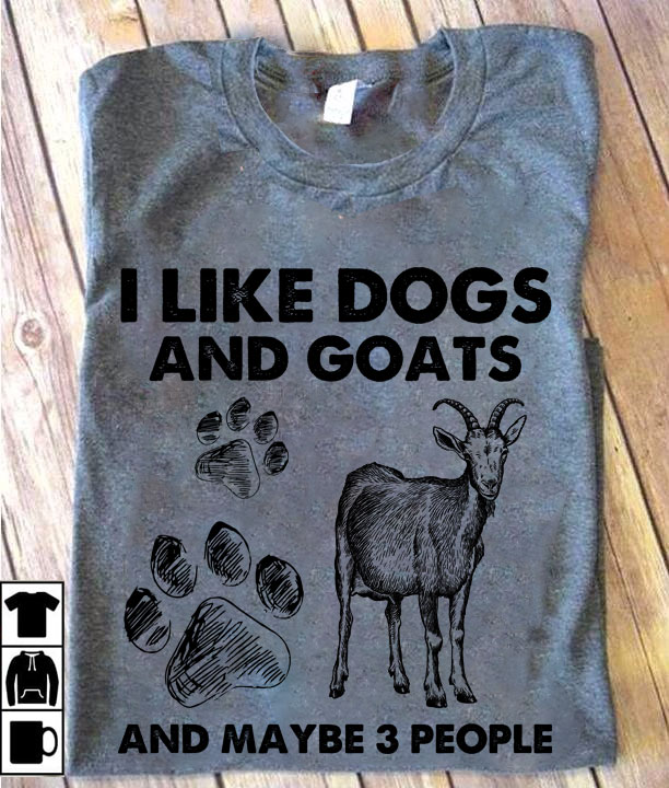 I like dogs and goats and maybe 3 people - Dog lover, dog footprint