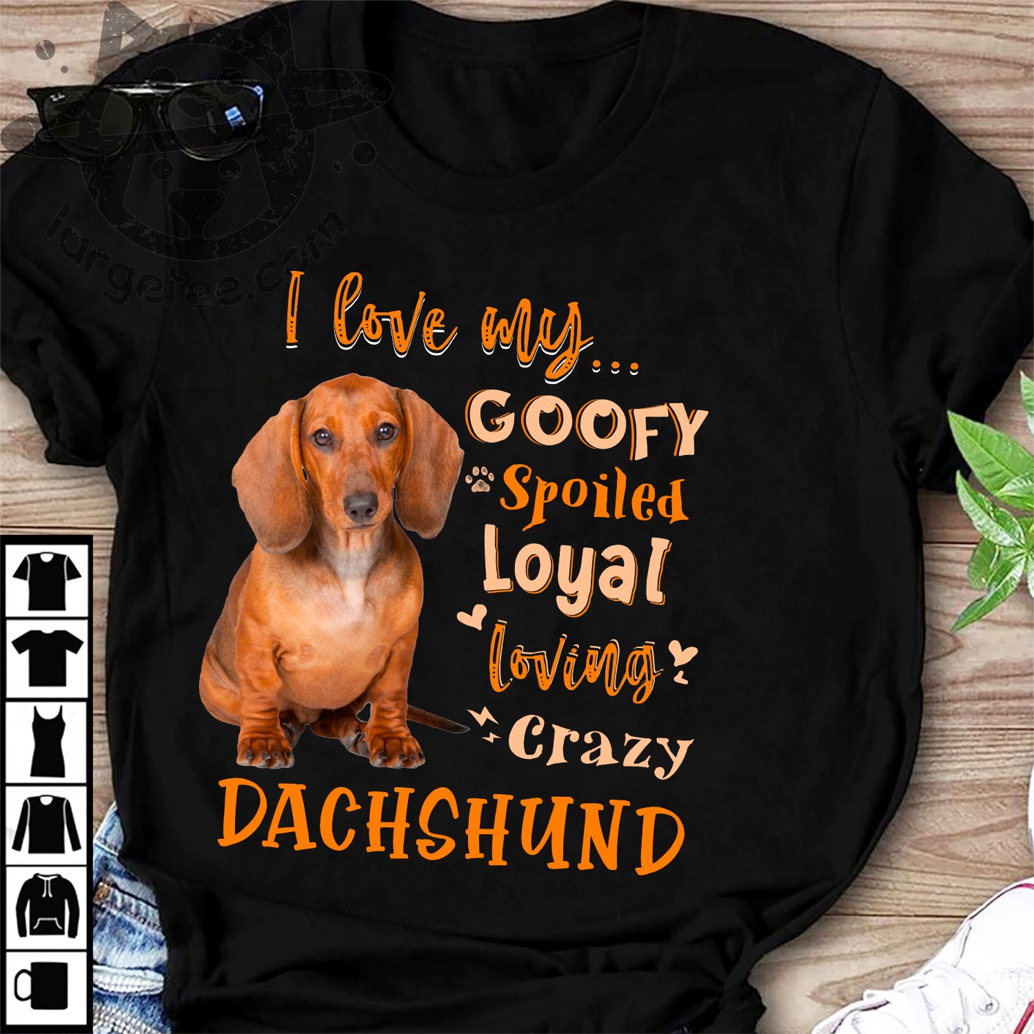 I am Loved by a Dachshund Dog Sweatshirt Also Dog T Shirt Available ------