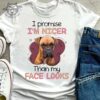 I promise I'm nicer than my face looks - Boxer breed dog