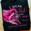 I wear pink for me - Breast cancer awareness, running horse