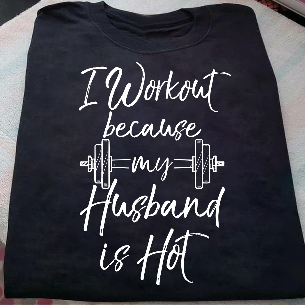 I workout because my husband is hot - Husband and wife, love working out