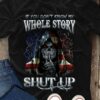 If you don't know my whole story shut up - Evil America flag