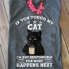 If you touch my cat I'm not responsible for what happens next - Cat lover