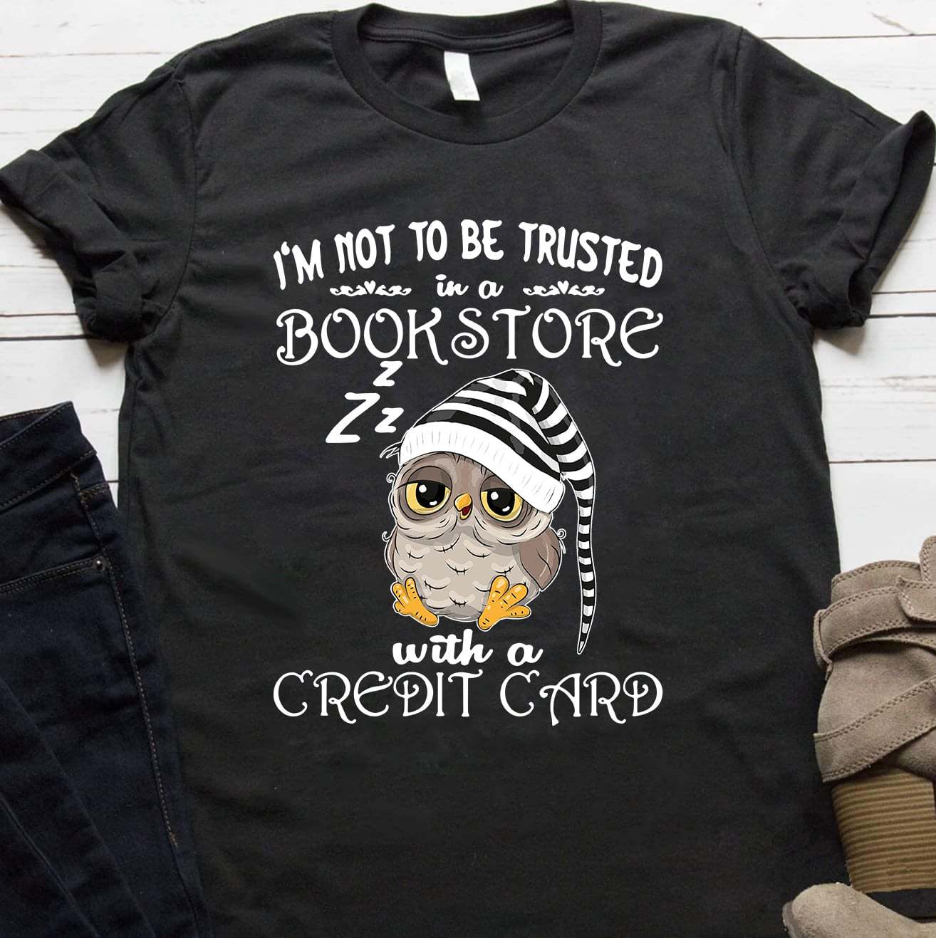 I'm not to be trusted in a bookstore with a credit card - Sleepy owl