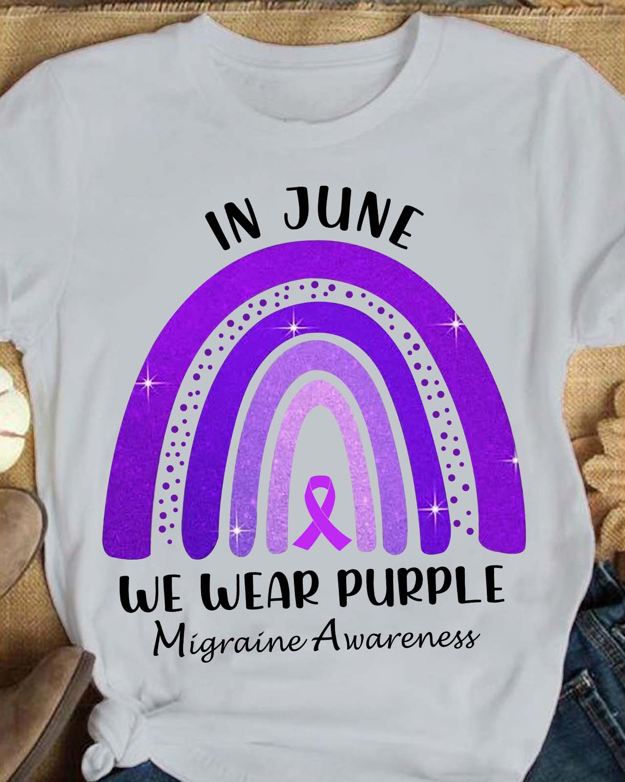 In june we wear purple - Migraine Awareness