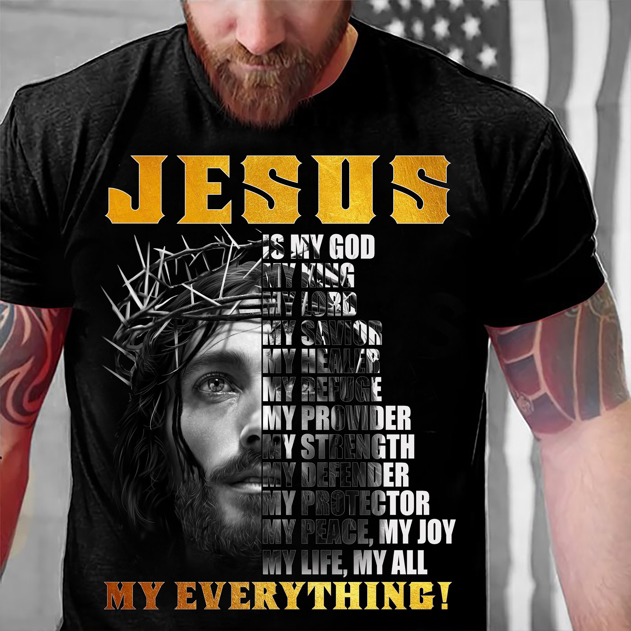 Jesus is my god, my king, my savior, my healer, my refuge, my provider my everything - Jesus the god