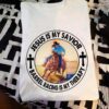 Jesus is my savior barrel racing is my therapy - Love horse riding