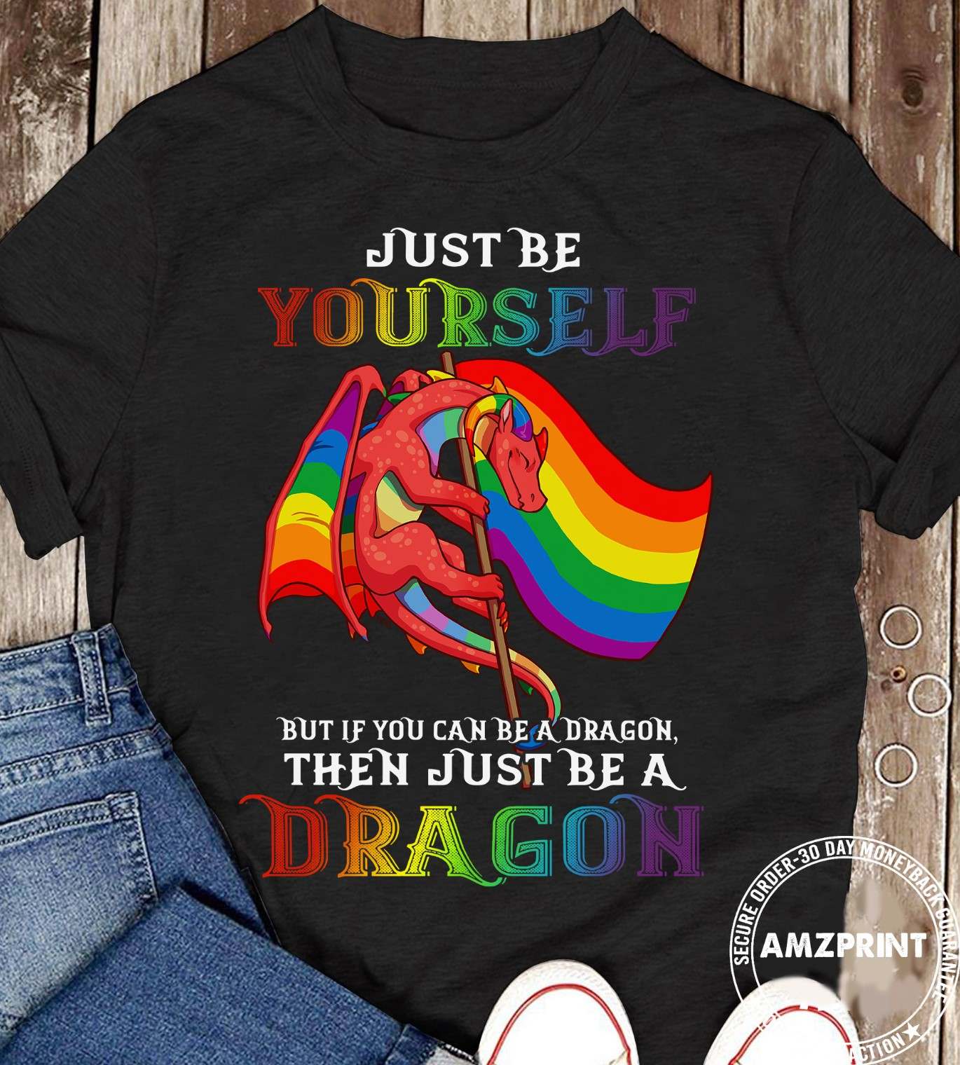 Just be yourself but if you can be a dragon then just be a dragon - Lgbt community, dragon lover