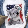 Koala and buttefly - America independence day, animal lover