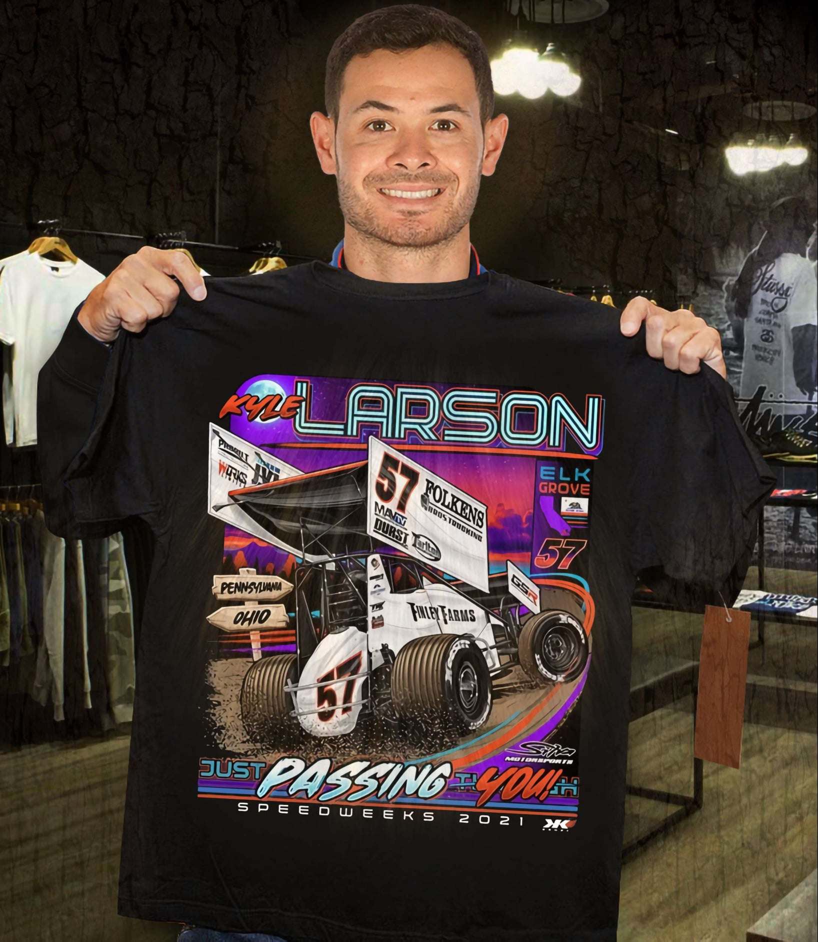 Kyle Larson - Formula one racer, Just passing you