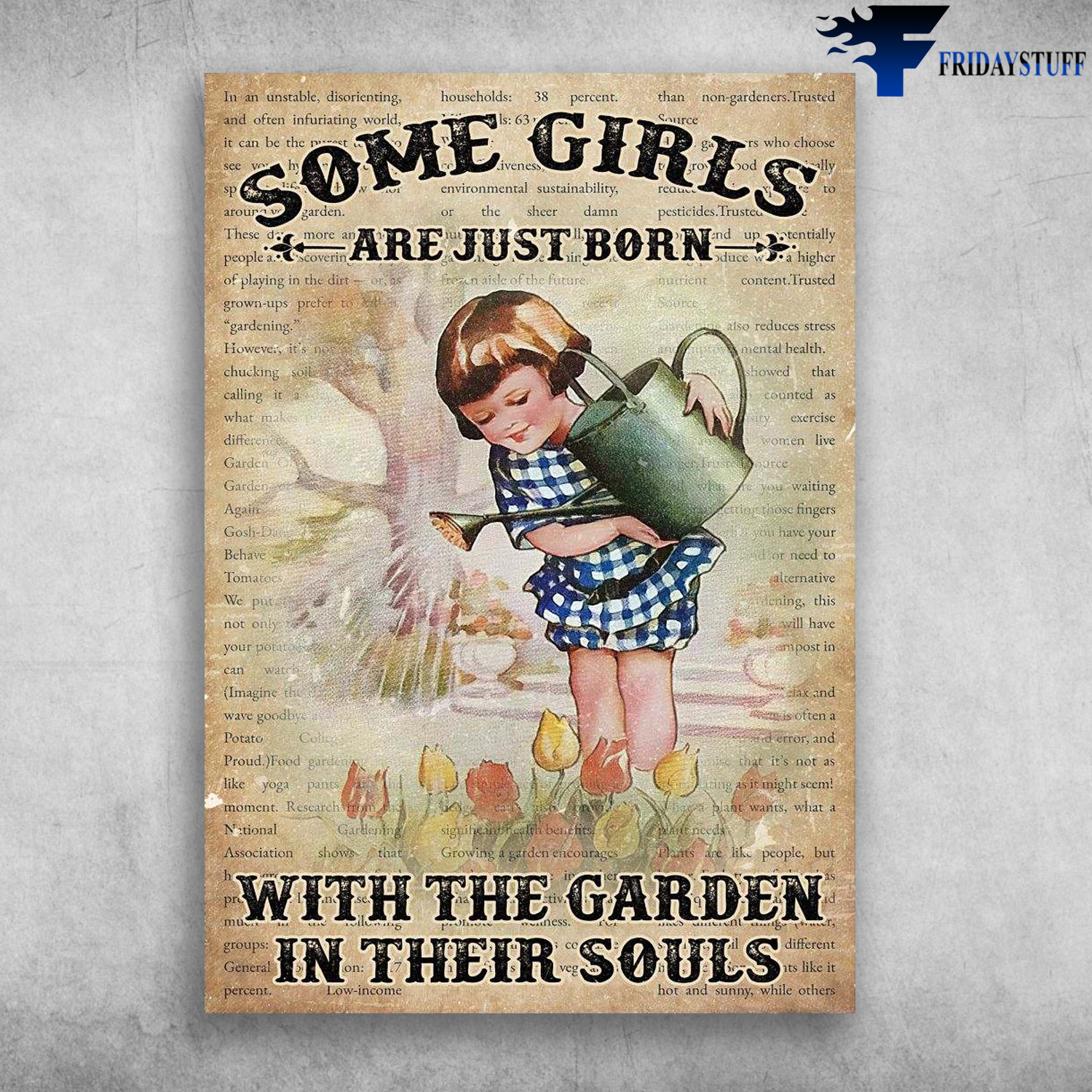 Little Girl Garden, Girl Gardening - Some Girls Are Just Born, With The Garden In Their Souls
