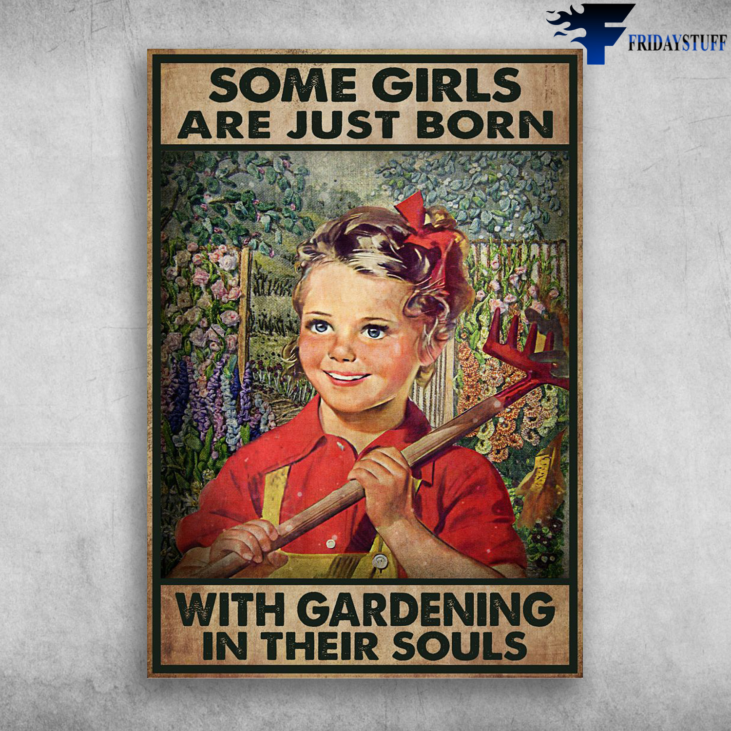 Little Girl Garden - Some Girls Are Just Born, With Gardening In Their Souls