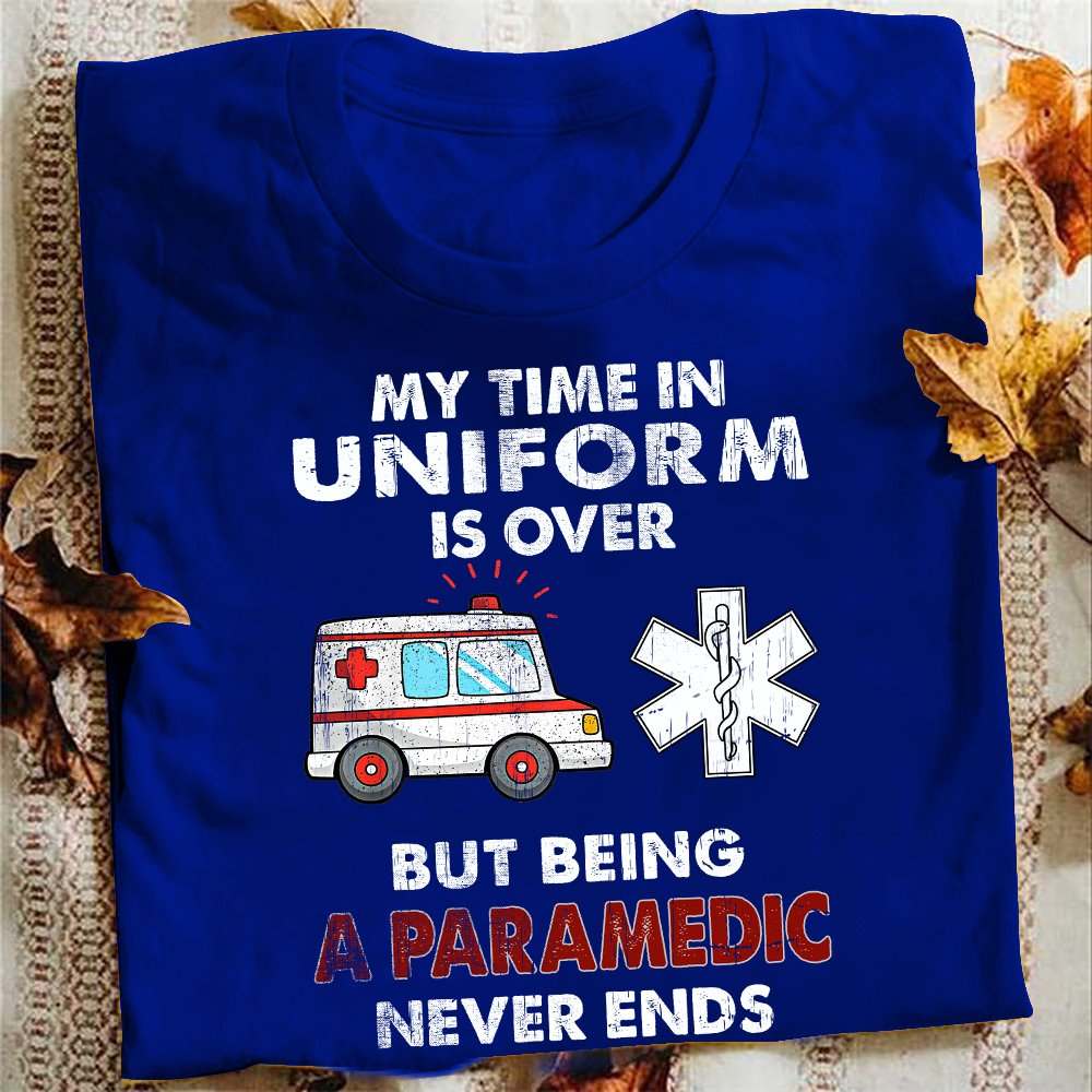 My time in uniform is over but being a paramedic never ends - The ambulance