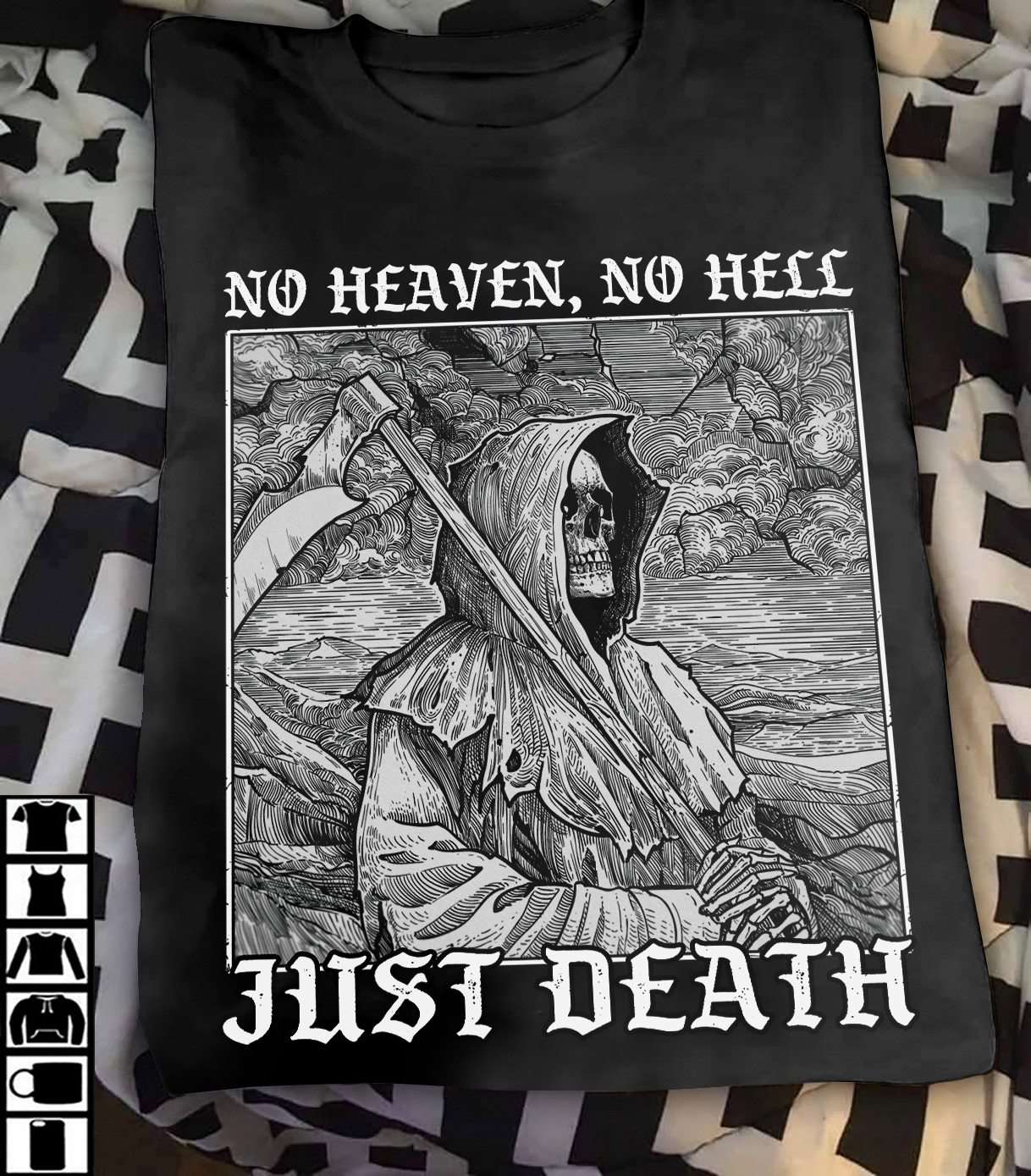 No heaven, no hell just death - Black evil